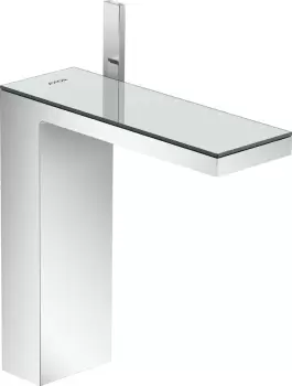 Baterie lavoar Hansgrohe Axor MyEdition 230 ventil push-open crom/sticla oglinda imagine