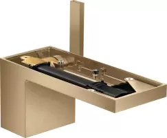 Baterie lavoar Hansgrohe Axor MyEdition 70 ventil push-open fara placa superioara bronz periat imagine