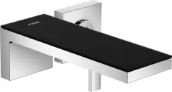 Baterie lavoar Hansgrohe Axor MyEdition cu pipa 221mm montaj incastrat necesita corp ingropat crom/sticla neagra imagine
