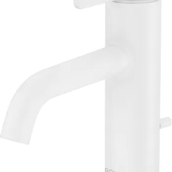 Baterie lavoar Hansgrohe Axor ONE 70 ventil pop-up alb mat imagine