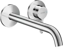 Baterie lavoar Hansgrohe Axor ONE cu pipa 220mm din 2 elemente necesita corp ingropat crom imagine