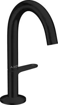 Baterie lavoar Hansgrohe Axor ONE Select 140 ventil push-open negru mat imagine