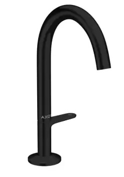 Baterie lavoar Hansgrohe Axor One Select 170 ventil push-open negru mat imagine