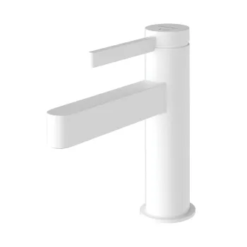 Baterie lavoar Hansgrohe Finoris 100 CoolStart  ventil click-clack  alb mat imagine