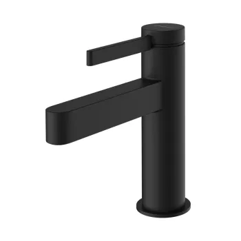 Baterie lavoar Hansgrohe Finoris 100 CoolStart  ventil click-clack  negru mat imagine