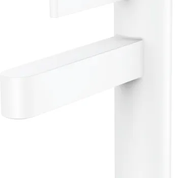 Baterie lavoar Hansgrohe Finoris 100 ventil push-open alb mat imagine