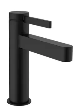 Baterie lavoar Hansgrohe Finoris 110 ventil push-open negru mat imagine