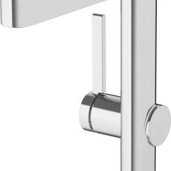 Baterie lavoar Hansgrohe Finoris 230 cu pipa rotativa ventil push-open crom imagine