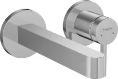 Baterie lavoar Hansgrohe Finoris cu pipa 168mm montaj incastrat necesita corp ingropat crom imagine
