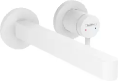 Baterie lavoar Hansgrohe Finoris cu pipa 228mm montaj incastrat necesita corp ingropat alb mat imagine