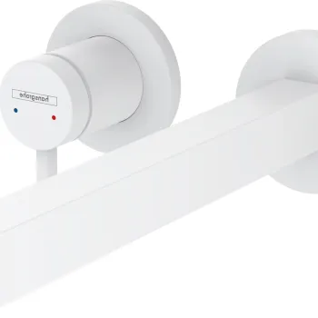 Baterie lavoar Hansgrohe Finoris cu pipa 228mm montaj incastrat necesita corp ingropat alb mat imagine