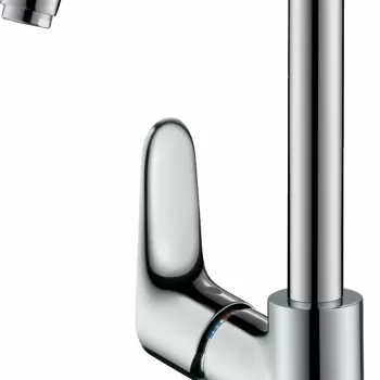 Baterie lavoar Hansgrohe Focus 240 cu pipa rotativa fara ventil crom imagine