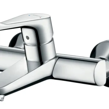 Baterie lavoar Hansgrohe Focus de perete maner lung fara ventil imagine