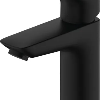 Baterie lavoar Hansgrohe Logis 100 CoolStart ventil pop-up negru mat imagine