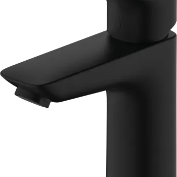 Baterie lavoar Hansgrohe Logis 100 ventil pop-up negru mat imagine