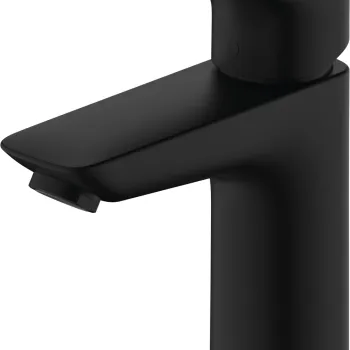 Baterie lavoar Hansgrohe Logis 100 ventil push-open negru mat imagine