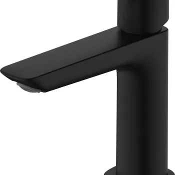 Baterie lavoar Hansgrohe Logis 110 ventil pop-up negru mat imagine