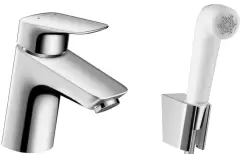 Baterie lavoar Hansgrohe Logis cu dus tip bideu pentru igiena intima fara ventil imagine