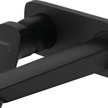 Baterie lavoar Hansgrohe Logis cu pipa 195mm montaj incastrat necesita corp ingropat negru mat imagine