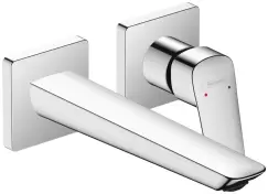 Baterie lavoar Hansgrohe Logis Fine cu pipa 205mm montaj incastrat necesita corp ingropat imagine