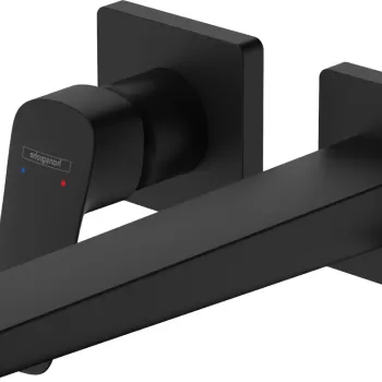 Baterie lavoar Hansgrohe Logis Fine cu pipa 205mm montaj incastrat necesita corp ingropat negru mat imagine