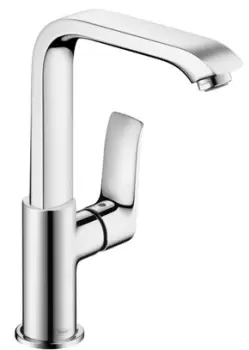 Baterie lavoar Hansgrohe Metris 230 ventil pop-up crom imagine