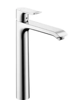 Baterie lavoar Hansgrohe Metris 260 ventil pop-up pentru lavoar tip bol crom imagine
