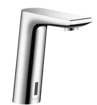 Baterie lavoar Hansgrohe Metris S electronica alimentare la retea fara ventil crom imagine