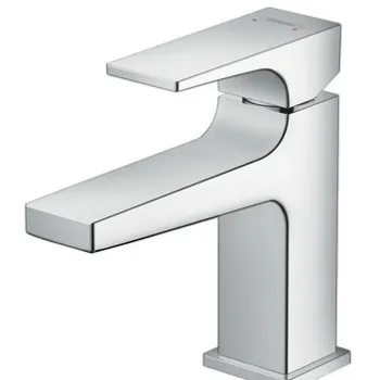 Baterie lavoar Hansgrohe Metropol 100 ventil push-open pipa 127 mm imagine