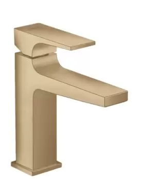 Baterie lavoar Hansgrohe Metropol 110 ventil push-open bronz periat imagine