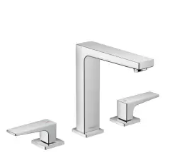 Baterie lavoar Hansgrohe Metropol 160 din 3 elemente ventil push-open imagine