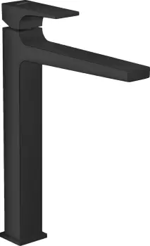 Baterie lavoar Hansgrohe Metropol 260 ventil push-open pentru lavoar tip bol negru mat imagine