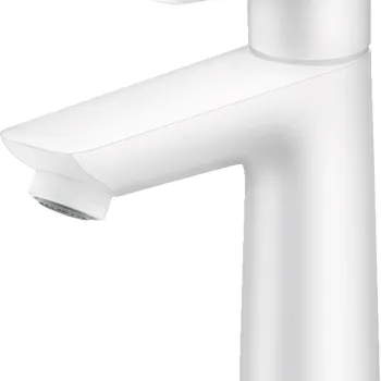 Baterie lavoar Hansgrohe Talis E 110 ventil pop-up alb mat imagine