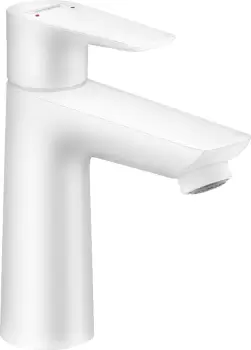 Baterie lavoar Hansgrohe Talis E 110 ventil pop-up alb mat imagine