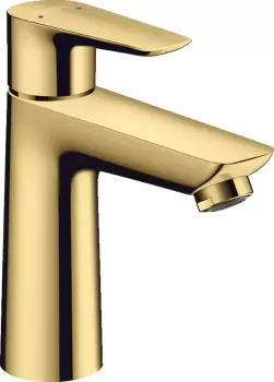 Baterie lavoar Hansgrohe Talis E 110 ventil pop-up gold optic lustruit imagine