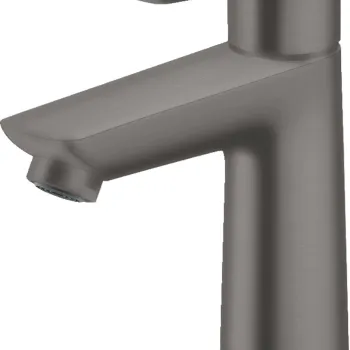 Baterie lavoar Hansgrohe Talis E 110 ventil pop-up negru periat imagine