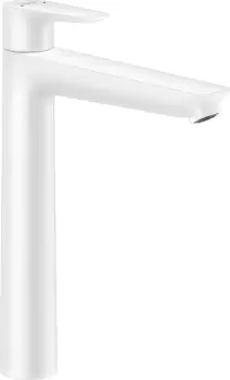 Baterie lavoar Hansgrohe Talis E 240 ventil pop-up pentru lavoar tip bol alb mat imagine