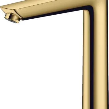 Baterie lavoar Hansgrohe Talis E 240 ventil pop-up pentru lavoar tip bol gold optic lustruit imagine