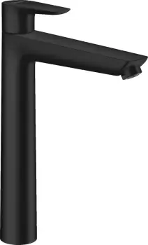 Baterie lavoar Hansgrohe Talis E 240 ventil pop-up pentru lavoar tip bol negru mat imagine