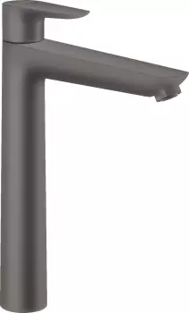 Baterie lavoar Hansgrohe Talis E 240 ventil pop-up pentru lavoar tip bol negru periat imagine