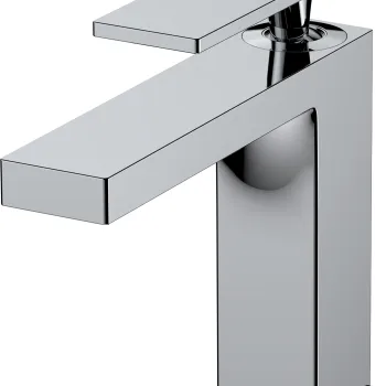 Baterie lavoar Hansgrohe Tecturis E 110 CoolStart ventil pop-up crom imagine
