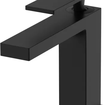 Baterie lavoar Hansgrohe Tecturis E 110 CoolStart ventil pop-up negru mat imagine