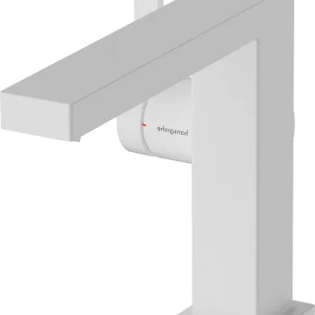 Baterie lavoar Hansgrohe Tecturis E 110 Fine CoolStart ventil click-clack alb mat imagine