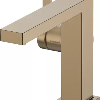 Baterie lavoar Hansgrohe Tecturis E 110 Fine CoolStart ventil click-clack bronz periat imagine