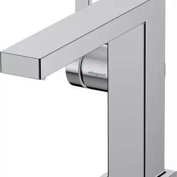 Baterie lavoar Hansgrohe Tecturis E 110 Fine CoolStart ventil click-clack crom imagine