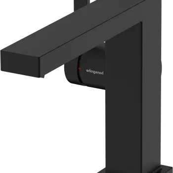 Baterie lavoar Hansgrohe Tecturis E 110 Fine CoolStart ventil click-clack negru mat imagine