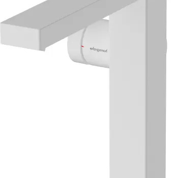 Baterie lavoar Hansgrohe Tecturis E 150 Fine CoolStart ventil click-clack alb mat imagine