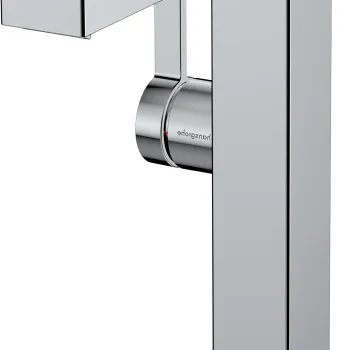 Baterie lavoar Hansgrohe Tecturis E 210 Fine pipa pivotanta CoolStart ventil click-clack crom imagine
