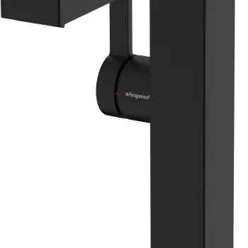 Baterie lavoar Hansgrohe Tecturis E 210 Fine pipa pivotanta CoolStart ventil click-clack negru mat imagine