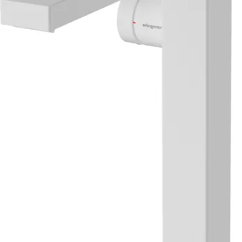 Baterie lavoar Hansgrohe Tecturis E 240 Fine pentru lavoare tip bol CoolStart ventil click-clack alb mat imagine